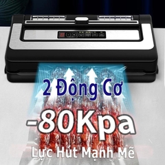 Máy hút chân không PW300A Gunssi-hút tự động không kén túi an toàn-cho hộ kinh doanh gia đình