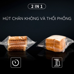 Máy hút chân không không kén túi GUNSSI P350A-đa năng-túi hàn tự động-phù hợp kinh doanh các hộ gia đình