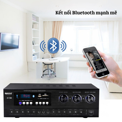 Amply Gunssi AV-1500-công suất lớn-âm thanh chuyên nghiệp-kết nối được nhiều cổng quang