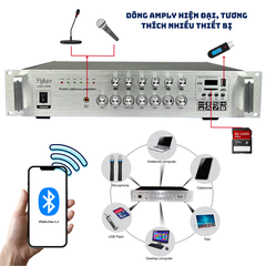 Amply Bluetooth USB-150M cho loa âm trần
