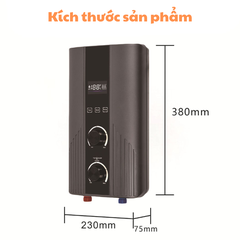 Máy Nước Nóng Trực Tiếp 2 Núm Xoay Hiển Thị LED – Chống Giật, Chống Quá Nhiệt, Bền Đẹp