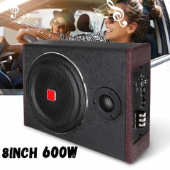 Loa sub ô tô Gunssi-công suất lớn-loa siêu trầm gầm ghế ô tô 8 inch-bảo hành 12 tháng