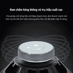 Loa Sub Hơi HQ-35 Bass 30 (12 Inch), Công Suất 200w, Loa Siêu Trầm Thụ Động Cho Dàn Âm Thanh Gia Đình