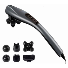 Máy massage cầm tay, máy đấm lưng cao cấp 6 đầu, pin sạc không dây siêu tiện lợi an toàn, bảo hành 6 tháng