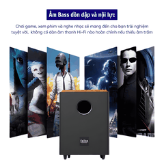 Loa trầm Gunssi Sub L8 có công suất khủng-chất liệu cao cấp và bộ khuyếch đại chuyên nghiệp hiện đại
