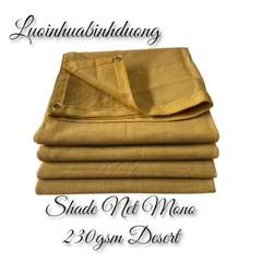 Lưới che nắng 80% - HDPE 230GSM  - Màu Vàng Cát