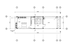 V522 | Bản vẽ thiết kế Full hồ sơ mẫu nhà phố 3 tầng 1 tum, kích thước 4.2x15.5m, 3 phòng ngủ, bản in A3 đẹp, phối cảnh 3D