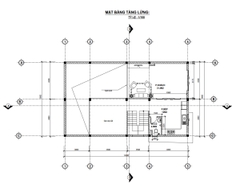 V520 | Bản vẽ thiết kế Full hồ sơ mẫu nhà phố 4 tầng có tầng lửng, 5 phòng ngủ, kích thước 9x15m, bản in A3 đẹp, phối cảnh 3D