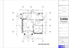 V549 | Bản vẽ thiết kế mẫu nhà vườn cấp 4 mái Thái, 3 phòng ngủ, kích thước 9.8x9.4m, bản in A3 đẹp, có phối cảnh 3D
