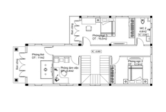 V418 | Mẫu thiết kế nhà mái Thái 2 tầng hiện đại 4 phòng ngủ kích thước 7,5x15m đầy đủ bản vẽ kiến trúc chi tiết.