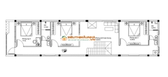 V815 | Mẫu nhà phố hiện đại kích thước 5,7x17m 2 tầng 4 phòng ngủ đầy đủ hồ sơ thiết kế