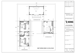 V359 | Bản vẽ thiết kế Full hồ sơ mẫu nhà cấp 4 mái Nhật độc đáo 2 phòng ngủ, kích thước 18x22m, bản in A3 đẹp, phối cảnh 3D