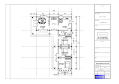 V419 | Bản vẽ thiết kế Full hồ sơ mẫu nhà chữ L mái Nhật 1 tầng 3 phòng ngủ, kích thước 10x15m, bản in A3 đẹp, phối cành 3D