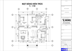 V464 | Bản vẽ thiết kế mẫu nhà cấp 4 mái Nhật, SÂN VƯỜN RỘNG, 3 phòng ngủ, kích thước 10x10.5m, bản in A3 đẹp, có phối cảnh 3D
