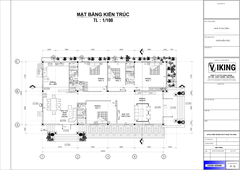 V406 | Bản vẽ thiết kế mẫu nhà mái Thái Tân cổ điển 1 tầng 4 phòng ngủ, kích thước 11x22m, bản in A3 đẹp, có phối cảnh 3D