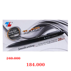 Bút bi Thiên Long TL-031 hộp 20 cây - Đen