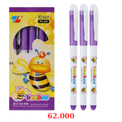 Bút lông kim Thiên Long FL-04 BeeBee - Tím