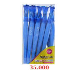 Hộp 12 bút CHOSCH kim cương CS-885 - Xanh dương đậm