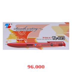 Bút bi Thiên Long TL-023 hộp 20 cây - đỏ