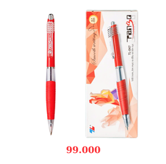 Bút bi Thiên Long TL -047 hộp 10 cây - Đỏ.