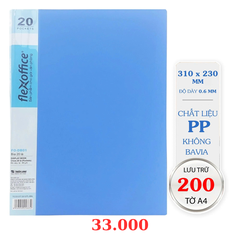 Bìa 20 Lá Thiên Long A4 FO-DB01