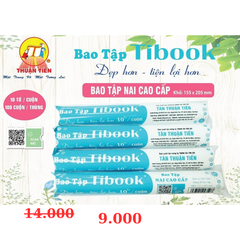 Bìa bao kiếng tập Tibook dày (10 cái/túi)