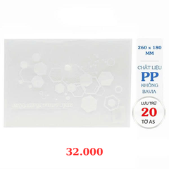 Xấp 12 Bìa Nút Thiên Long A5 FO-CBF06