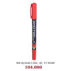 Bút dạ kính 2 đầu - đỏ - EU10440