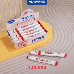 Bút Lông Bảng Hoshi WB-025/HS Hộp 10 cây - Đỏ