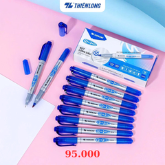 Bút Lông Dầu Thiên Long PM-04 hộp 10 cây - Xanh