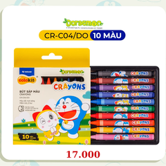 Bút sáp màu CR-C04/DO 10 màu