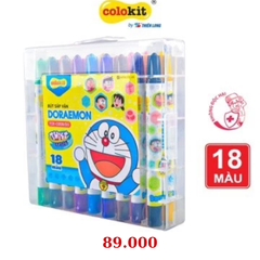Bút sáp vặn TCR-C008/DO 18 màu