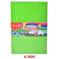 Giấy thủ công GTC-C002 12 màu khổ vừa 20 xấp/túi