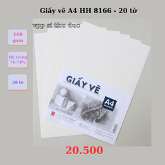 Giấy vẽ A4 HH 8166 - 20 tờ