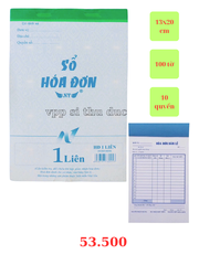Lốc 10 quyển hoá đơn bán lẻ 1 liên