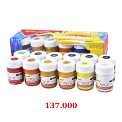 Màu acrylic ACR-C03 hộp 12 màu