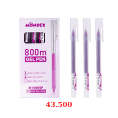 Hộp 12 bút gel Mondez M15005P - Mực tím