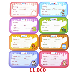 Nhãn vở TP-NBL03 (8 cái) xấp 5