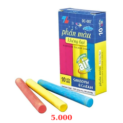 Phấn màu không bụi Thiên Long DC - 007 (10 viên)