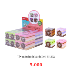 Gôm Tẩy màu hình bánh Deli EH302