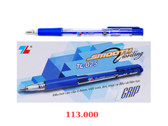 Bút bi Thiên Long TL-025 hộp 20 cây - Xanh