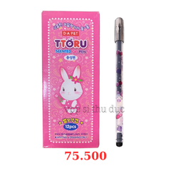 Hộp 12 bút gel Ttoru chính hãng Hàn Quốc - Mực đen