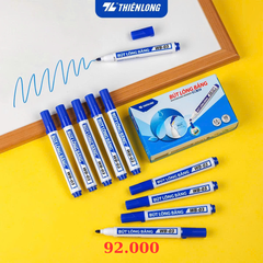 Bút Lông Bảng Thiên Long WB-03 hộp 12 cây - Xanh