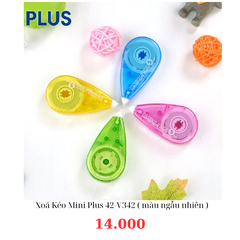 Xoá Kéo Mini Plus 42-V342 ( màu ngẫu nhiên )