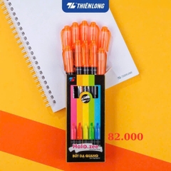 Bút dạ quang Thiên Long HL-03 hộp 10 cây - Cam
