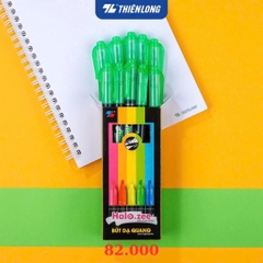 Bút dạ quang Thiên Long HL-03 hộp 10 cây - Xanh Lá