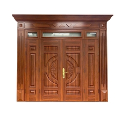 Cửa Jagning Luxury LP-LXR-06 ( Màu Gỗ Hương )