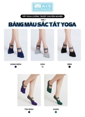 Tất Yoga xỏ ngón silicone chống trượt A1