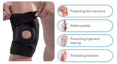 Bó gối Silicone + 4 thanh cường lực