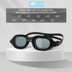 Kính bơi cho người cận thị AIR005 chống tia UV, chống nước 100%, chống sương mờ